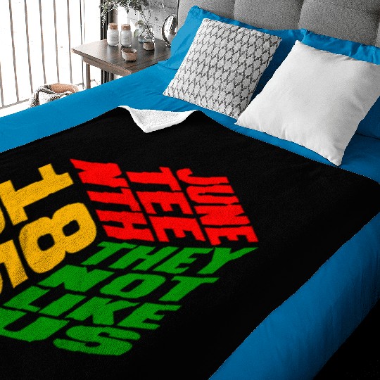 Juneteenth They Not Like Us 1865 Baby Blankets