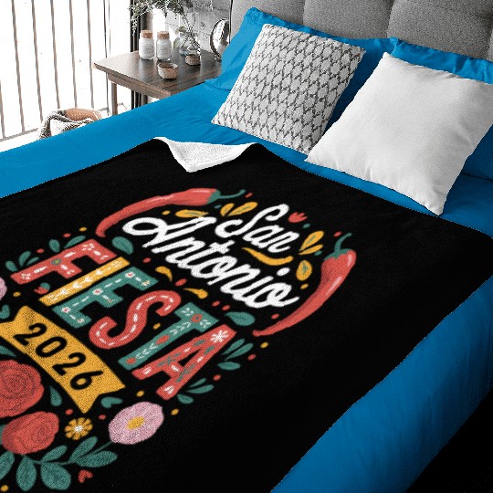 San Antonio 2026 Fiesta Cinco De Mayo Texas Baby Blankets
