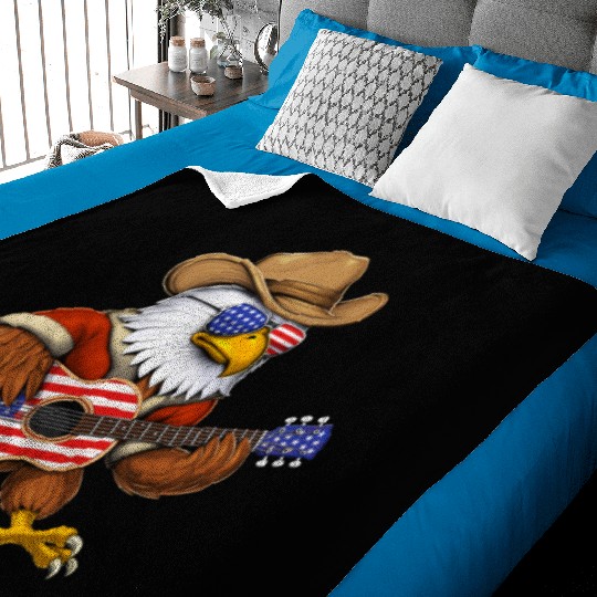 American Bald Eagle Baby Blankets