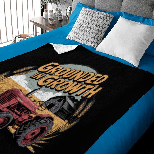 Grounded in Growth Baby Blankets