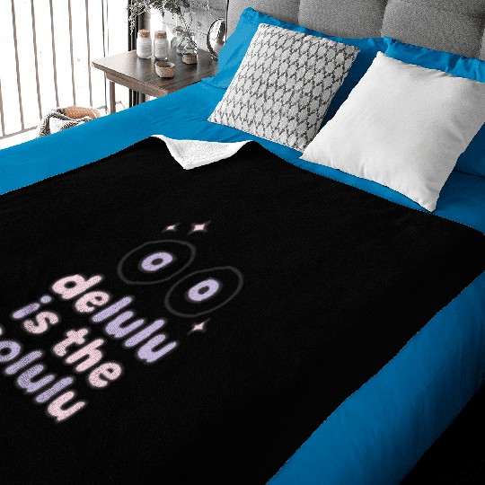Delulu Eyes – TikTok Core Energy Baby Blankets