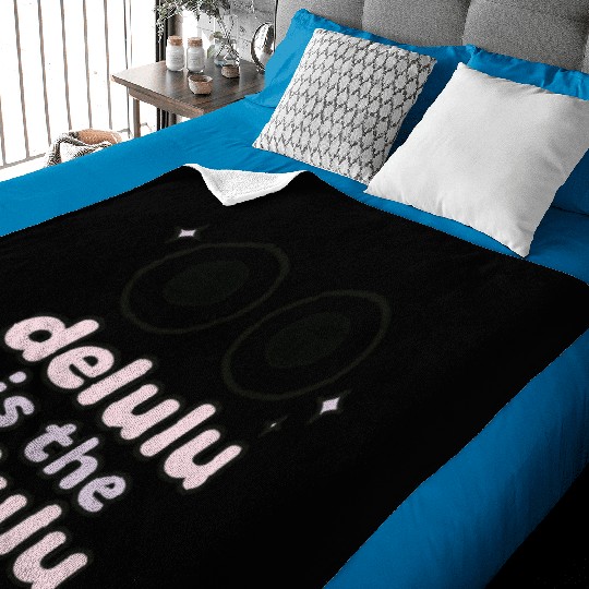 Delulu Eyes – TikTok Core Energy Baby Blankets