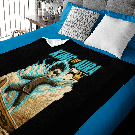 King of Aura, Pacu Jalur kid,Viral tiktok meme Baby Blankets