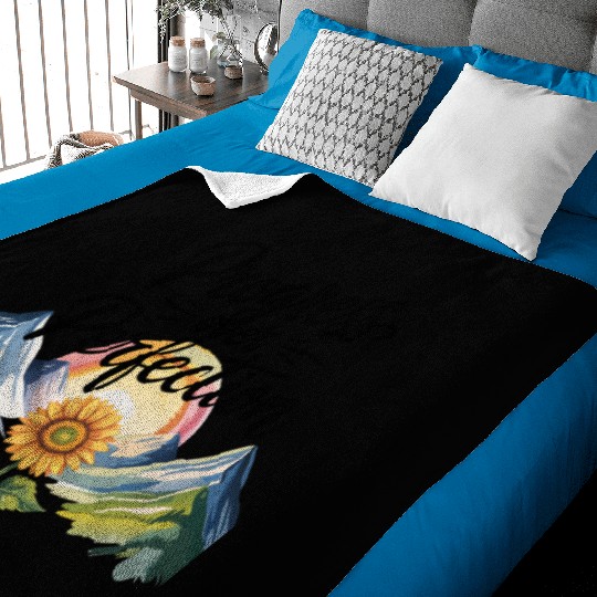 Motivational Growth Mindset Quote Baby Blankets