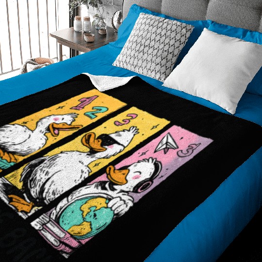 Bruh We Back Silly Goose Back to School Baby Blankets