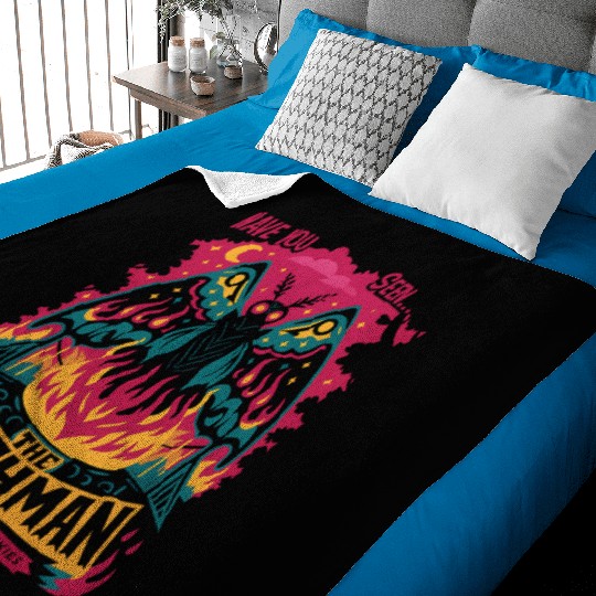 Mothman Black Bridge Have You Seen The Baby Blankets