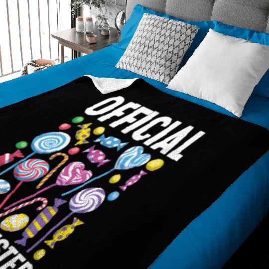 Official Candy Tester Lollipop Sweets 01 Baby Blankets