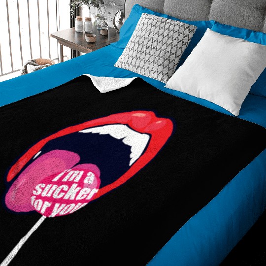 I m a Sucker For You Candy Pop Fans Lollipop 01 Baby Blankets