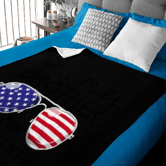 Will Trade Brother For Fireworks Kids 4th Of July Baby Blankets