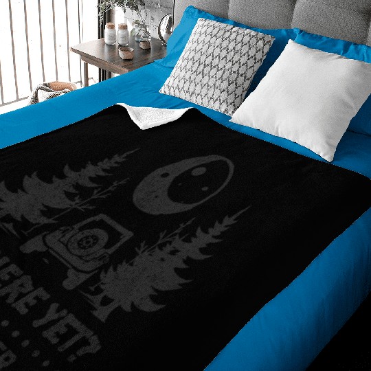 RV There Yet? camper van RV Baby Blankets