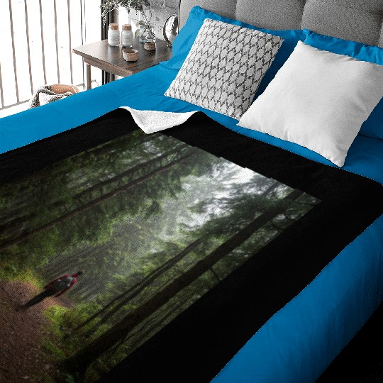 Enchanted Forest Nature Scene Baby Blankets