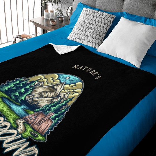 Natures playground Baby Blankets