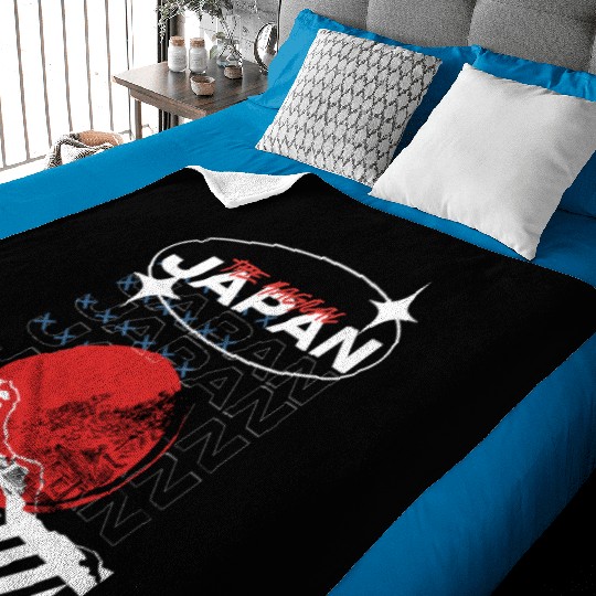 Black Blue Creative Streetwear Japan Baby Blankets