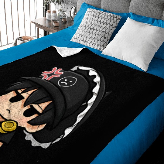 Chibi Joneda Angry Baby Blankets