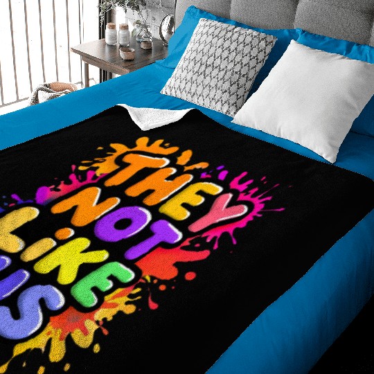 They Not Like Us Baby Blankets