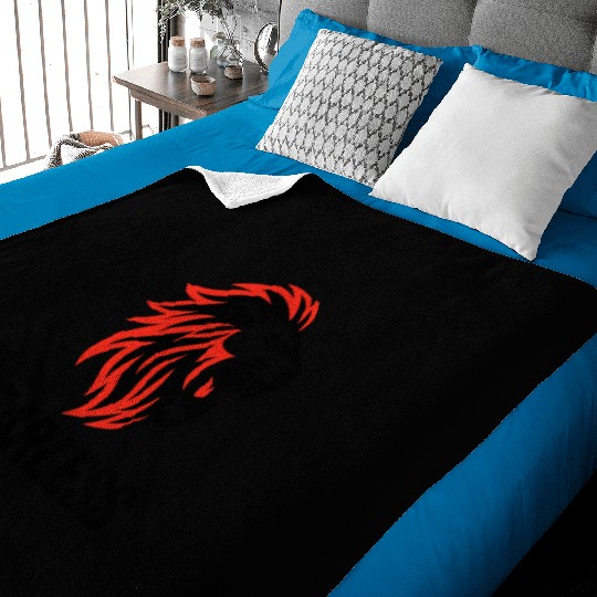 Fearless – Roaring Lion Head Design Baby Blankets