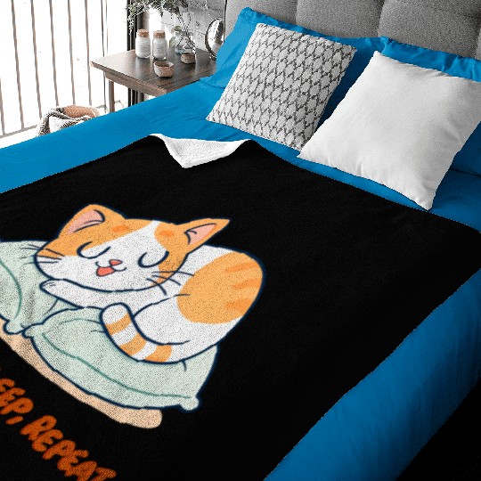 Feline Life Hack Baby Blankets