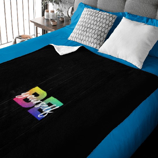 Be Yourself Baby Blankets