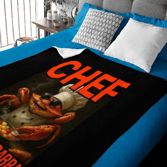 Chef Crabracadabra Baby Blankets - Meme Magic Crab Chef