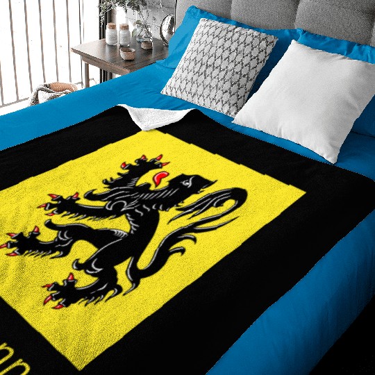 Flandrienne Tour of Flanders cycling support Baby Blankets