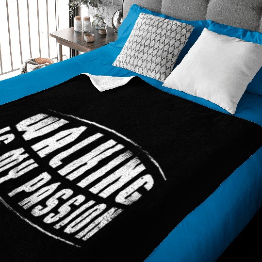 Walking is my Passion Baby Blankets