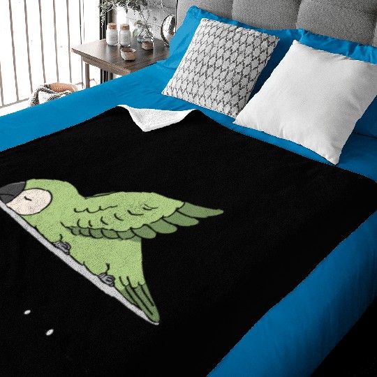 Red-shouldered Macaw Baby Blankets