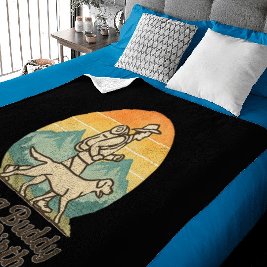 Hiking Buddy Since Birth Baby Blankets