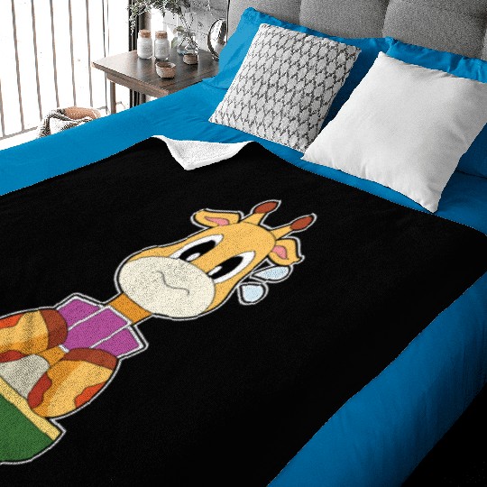 Giraffe Poker Poker cards Baby Blankets