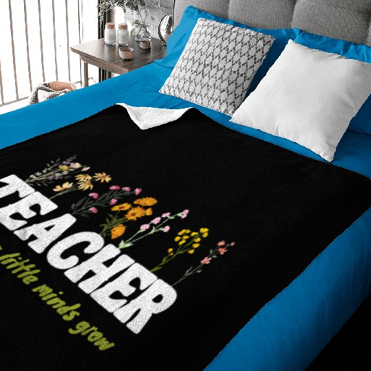 Teacher Baby Blankets Wildflower Teacher Baby Blankets, Teacher