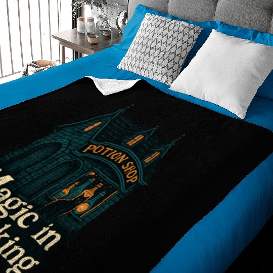 Potion Shop Witchcraft Design Baby Blankets