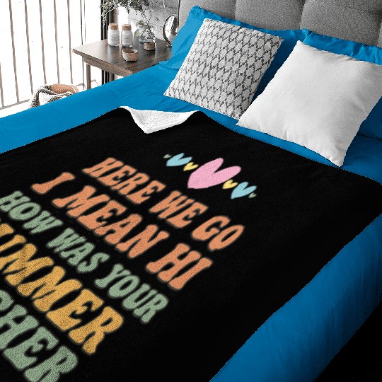 Summer Teacher Appreciation Quote Design Baby Blankets