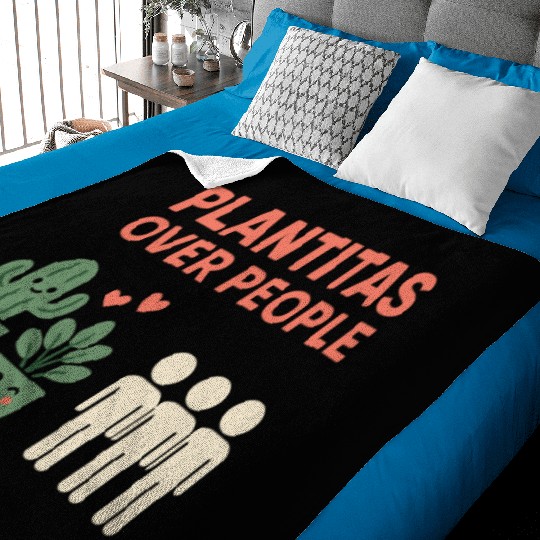 Plantita Latina Plant Mom Plantita Life Hispanic Baby Blankets