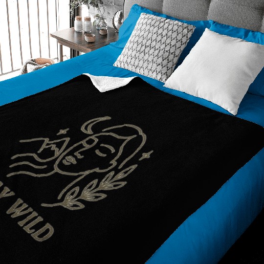 Celestial Nature Motivational Design Baby Blankets