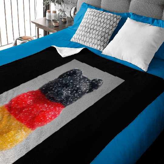 German Flag Gummy Bear Baby Blankets