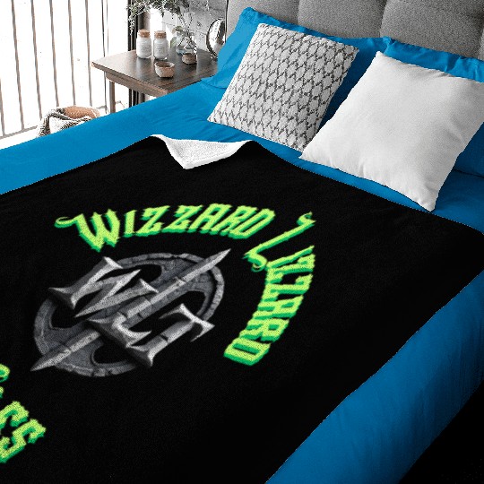 Wizard Emblem with Sword and Magic Circle Baby Blankets