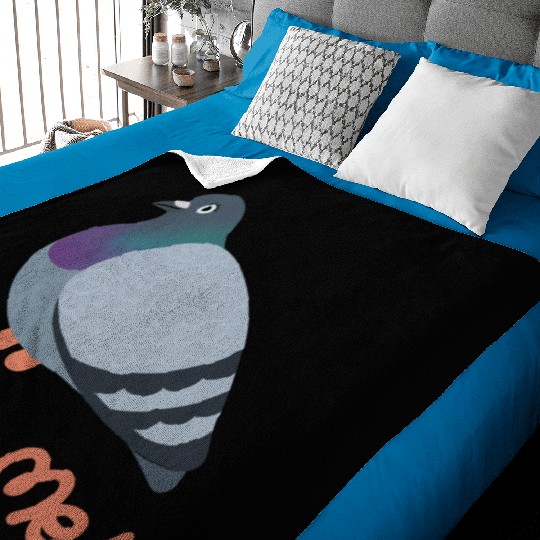 I LOVE ME - Pigeon Baby Blankets