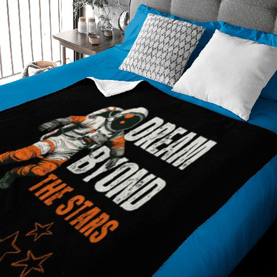 Dream Beyond the Stars Astronaut Design Baby Blankets