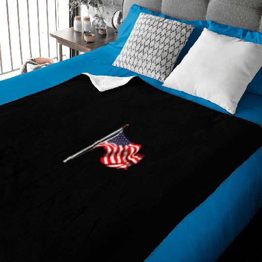 Proud To Be A US Army Veteran Baby Blankets