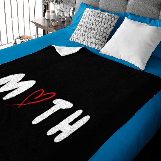 Math Love – MATH Cute Minimal Design Baby Blankets