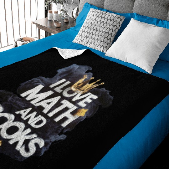 Math and Books Enthusiast Design Baby Blankets