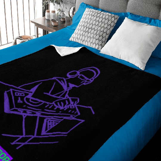CTRL + Bass Drop DJ Software Baby Blankets