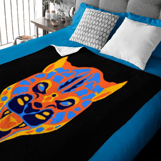 Vivid Jaguar Bold Print Baby Blankets