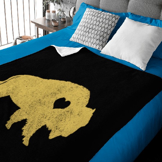Bison Lover American Buffalo National Park Baby Blankets