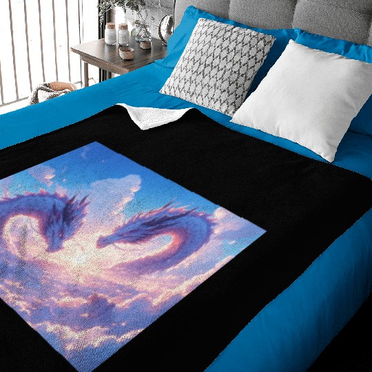 Celestial Dragon Duo Baby Blankets