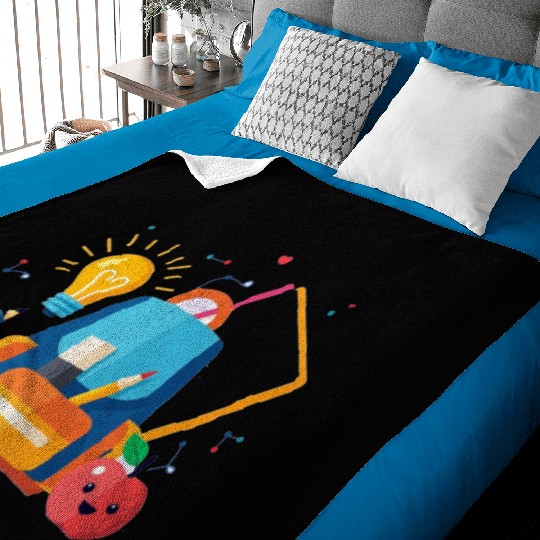 Back-to-School Creative Icons for Students  Baby Blankets