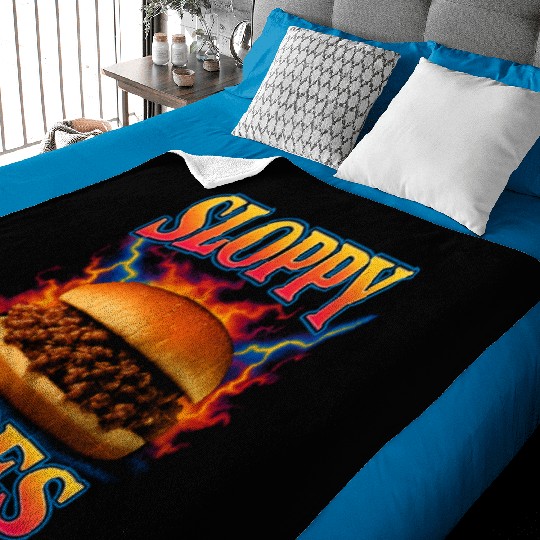 Sloppy Joes Favorite Food Funny Weird 90s Baby Blankets
