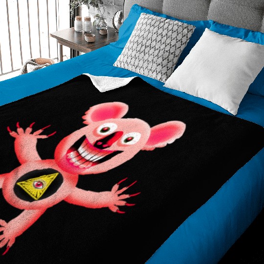 Masey the Wicked Koala Baby Blankets