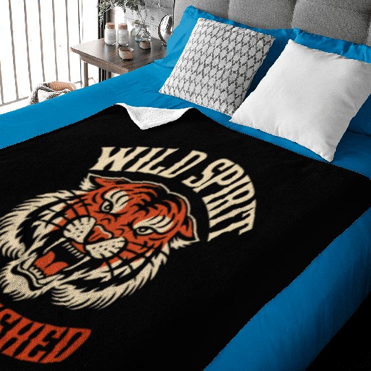Wild Spirit Unleashed Graphic Design Baby Blankets