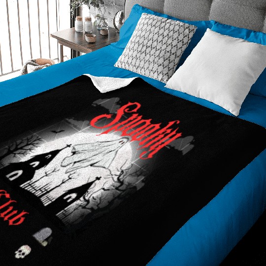 Spooky Club – Gothic Graveyard V Baby Blankets