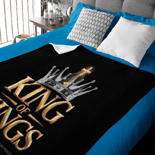 King of Kings Crown Christian Streetwear Baby Blankets